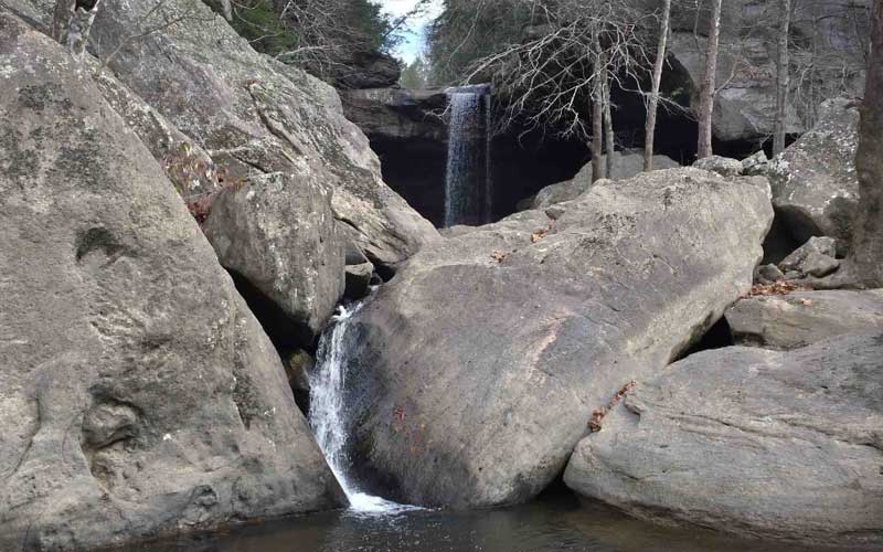 Eagle Falls Trail - Cumberland Falls State Park, McCreary County, KY