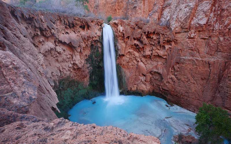 Mooney Falls Trail - Grand Canyon National Park, AZ