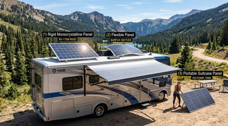 Read more about the article Best Solar Panels For RV of 2026