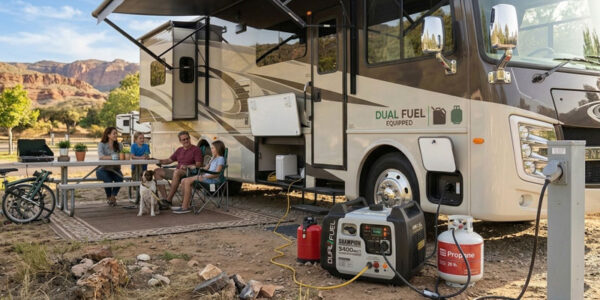 Best Dual Fuel Generators for RV of 2026