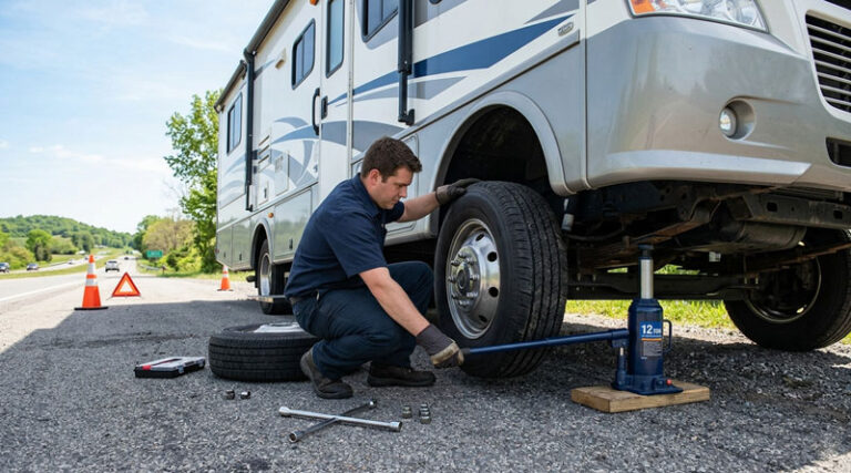 Read more about the article Best Jacks for RV Tire Change of 2026