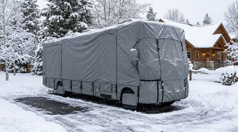 Read more about the article Best RV Covers for Winter of 2026