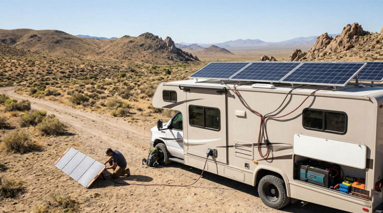 Read more about the article Best Solar Panels for RV Boondocking of 2026
